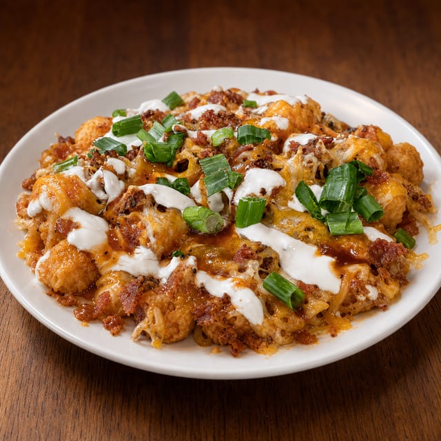 BBQ Loaded Tots.